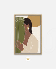 Tropical Silhouette Portrait