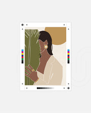 Tropical Silhouette Portrait