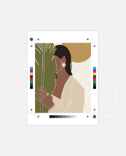 Tropical Silhouette Portrait