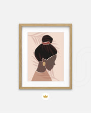 Elegant Profile Art