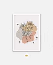 Floral Line Abstract
