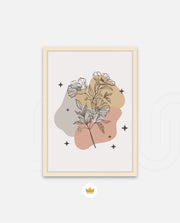 Floral Line Abstract