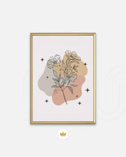 Floral Line Abstract