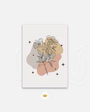 Floral Line Abstract