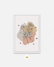 Floral Line Abstract