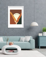 Warm Abstract Landscape