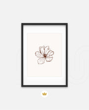 Single Floral Lineart
