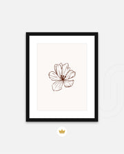 Single Floral Lineart