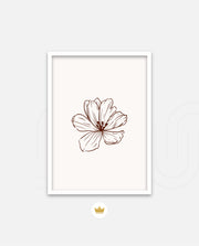 Single Floral Lineart