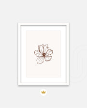 Single Floral Lineart