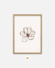 Single Floral Lineart