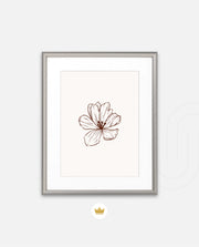 Single Floral Lineart