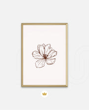 Single Floral Lineart