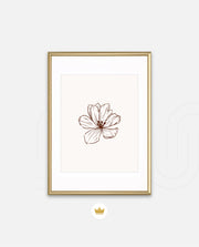 Single Floral Lineart