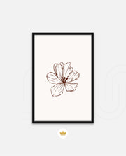 Single Floral Lineart