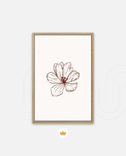 Single Floral Lineart