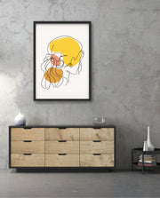 Abstract Face Lineart