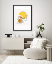 Abstract Face Lineart