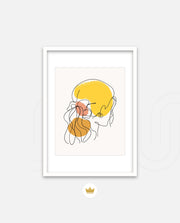 Abstract Face Lineart