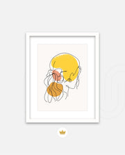 Abstract Face Lineart
