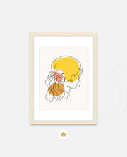 Abstract Face Lineart