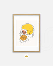 Abstract Face Lineart