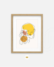 Abstract Face Lineart