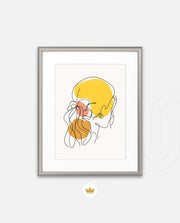 Abstract Face Lineart
