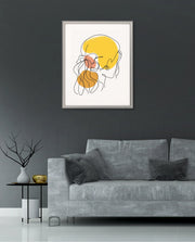 Abstract Face Lineart