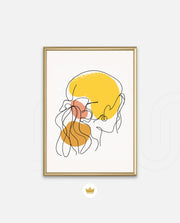 Abstract Face Lineart