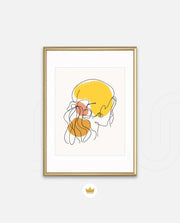 Abstract Face Lineart