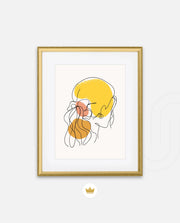 Abstract Face Lineart