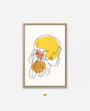 Abstract Face Lineart
