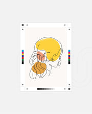 Abstract Face Lineart