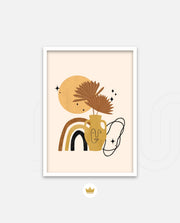 Boho Vase Face Art