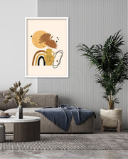 Boho Vase Face Art