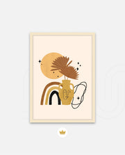Boho Vase Face Art