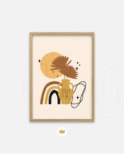 Boho Vase Face Art