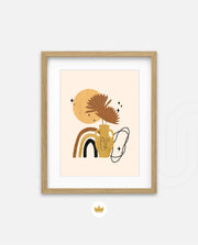 Boho Vase Face Art