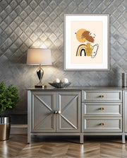 Boho Vase Face Art