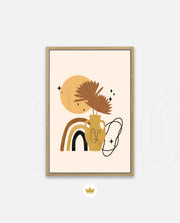 Boho Vase Face Art