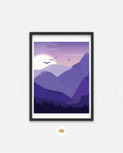 Purple Mountain Sunset