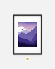 Purple Mountain Sunset