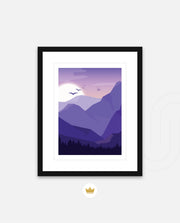 Purple Mountain Sunset
