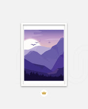 Purple Mountain Sunset