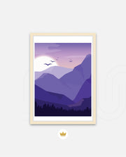 Purple Mountain Sunset