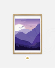 Purple Mountain Sunset