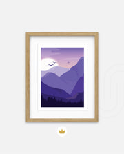 Purple Mountain Sunset