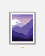 Purple Mountain Sunset