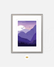 Purple Mountain Sunset